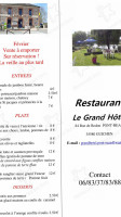 Le grand Hotel menu