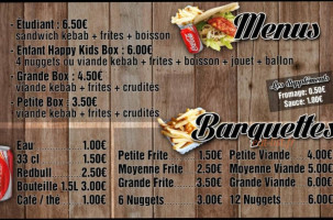 Efes Kebab menu