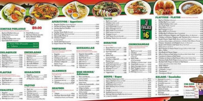 El Charro Negro menu