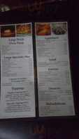 Bear Mountain Pizza Cafe menu