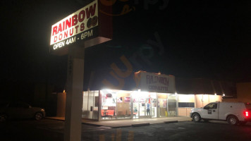 Rainbow Donuts inside