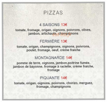 Le Petit Fourneau menu