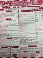 Donatos Pizza menu