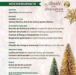 Casa Emiliana menu