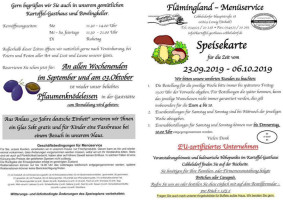 Kartoffel Gasthaus Cobbelsdorf menu