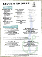 Silver Shores menu