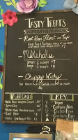 Peewee's Ice Cream menu