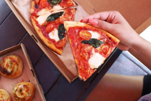 Blaze Pizza food