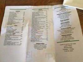 Vincent Hill Station Saloon menu