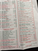 Dragon Ii Chinese menu