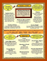 A&a Hitching Post menu