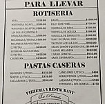 La Posada menu