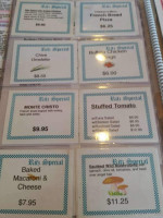 Ritz Diner menu