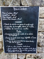 Le Cantou menu