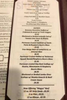 Ghezzi's Lounge menu