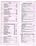 Red Mermaid Bistro menu