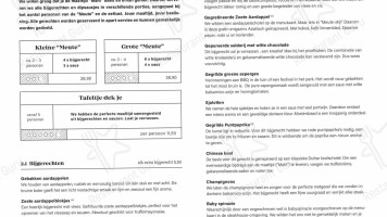 Mahl Meute menu