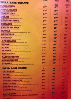 Miami Burger menu