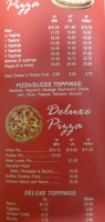 Roma Pizza menu