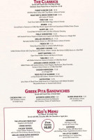 Town Country Inn menu