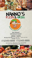 Nanno's Pizza Grill food