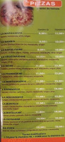 Le Pizza Kebab menu