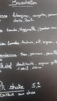 Les Cèdres menu