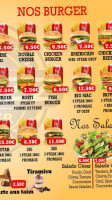 O’pizz Burger menu