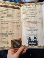 La Bergerie menu