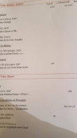 La Fleur de sel menu