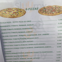 Le Sorrento menu