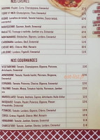 La Cave à Pizza menu