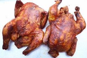 Angelo's Barbeque food