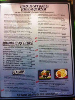 Tacos El Palomo menu