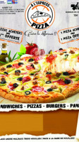 A L'express Pizza food