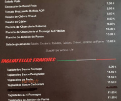 L'italiano menu