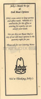 Arby's Roast Beef menu