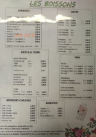 La Bonne Fourchette menu