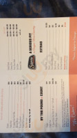 Storrs Smokehouse menu