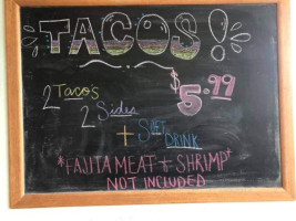 Ramiro's Mexican menu