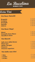 La Bucelina Bormio 2000 menu