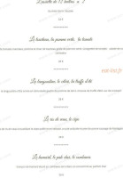 Jean-marc Pérochon menu