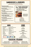 Uno Chicago Grill Plattsburgh menu