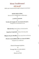 Les Terrasses De Corton menu