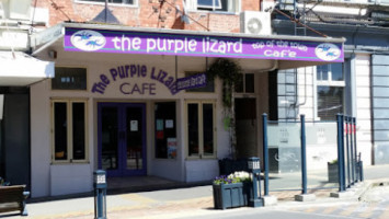 The Purple Lizard Cafe outside