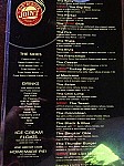 S&B's Burger Joint menu
