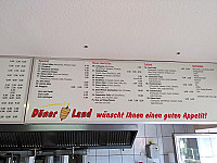 Doenerland menu