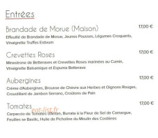 Le Petit Bofinger menu