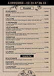 La Terrasse menu