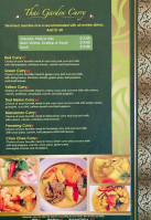 Thai Garden menu